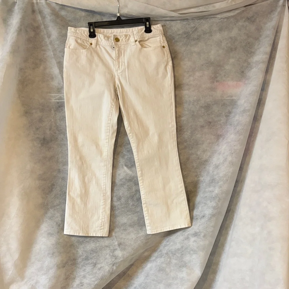 Women’s Tory White  capris Jeans
